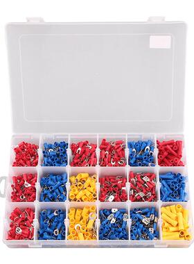 1200PCS盒装冷压端子组合预绝缘接线端子套装亚