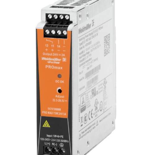 魏德米勒开关电源PROMAX72W12V6A1478220000