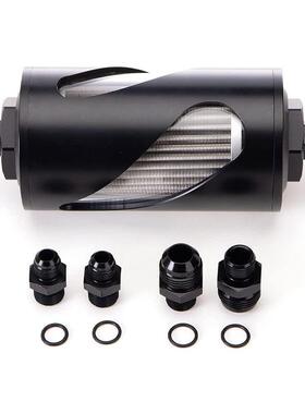 镂空燃油滤清器6AN8AN10AN适配器通用76MM适用于汽油E85