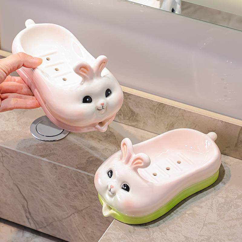 肥皂碟陶瓷创意可爱个性卡通小动物家用卫生间洗漱台沥水肥皂盒,畜牧/养殖物资,畜牧/养殖器械,淘宝优惠券,粉丝福利购,淘宝优惠卷