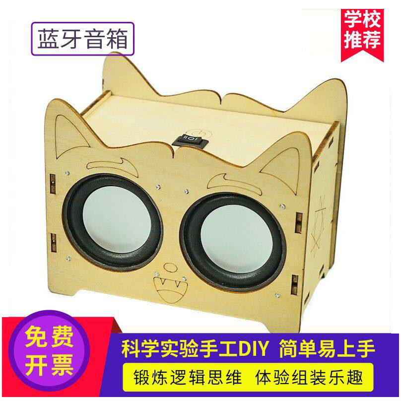 小学生趣味科学小制作DIY无线蓝牙音箱大童益智手工拼装教学用品