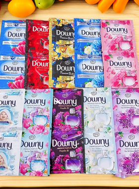 混搭~越南当妮Downy衣物柔顺剂 浓缩花果舒香味 旅行装18mlx10袋