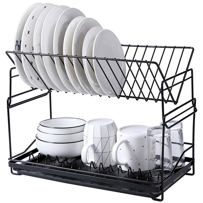 家居厨房碗碟架沥水架厨房餐具收纳架沥水篮多功能置物架