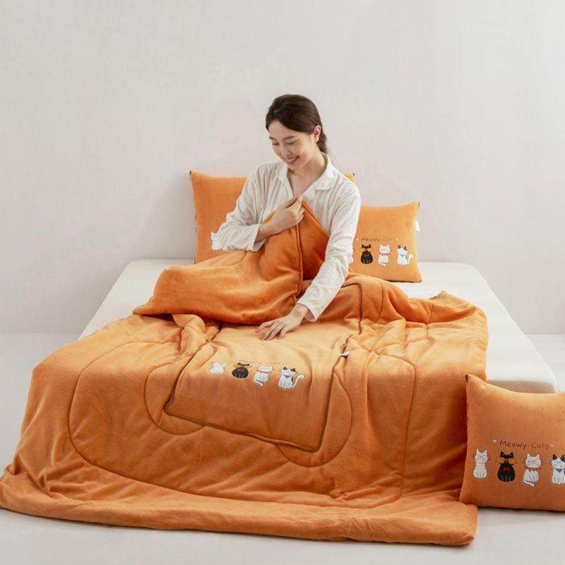 车载抱枕车用被子两用新款加厚加大车内办公室午睡枕头毯子二合一,居家布艺,抱枕被,淘宝优惠券,粉丝福利购,淘宝优惠卷