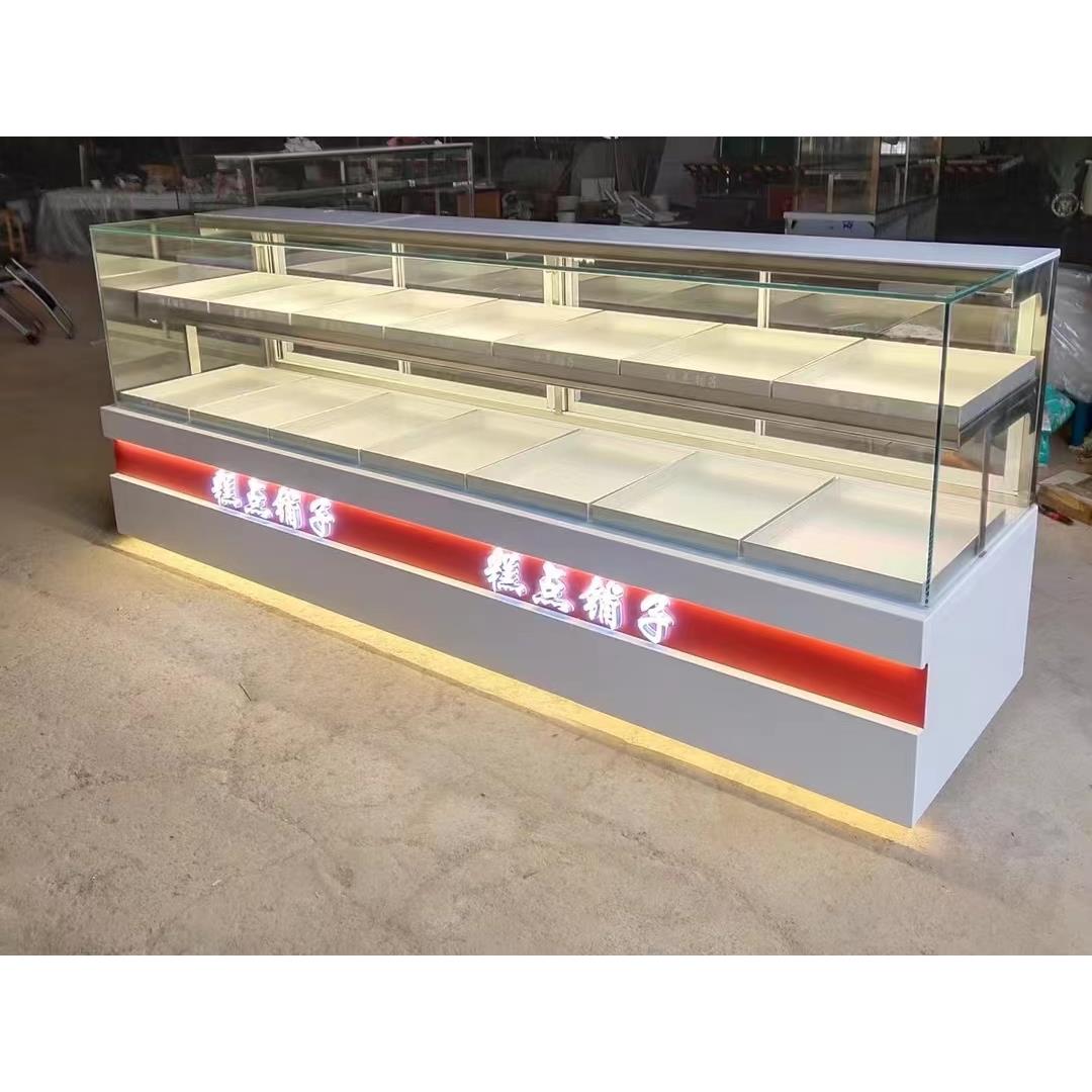 广东面包柜面包展示柜中岛柜边柜糕点柜西点柜烘焙展示柜面包架