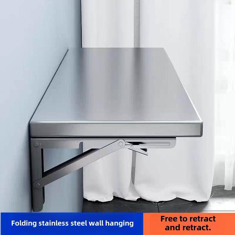 折叠壁挂式不锈钢壁挂式单层家庭厨房存储组织者电饭煲微波炉存储,厨房/烹饪用具,厨房墙壁置物架/厨房墙壁挂架,淘宝优惠券,粉丝福利购,淘宝优惠卷