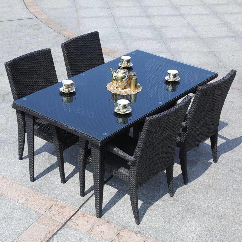 【折扣价】制户外藤编桌椅装民定宿花园户外套藤椅庭组合藤制院阳