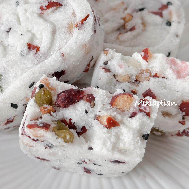 米小田 短保 福建山传甜红枣药八珍糕蔓越莓葡萄干黑芝SPO麻统微2