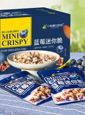 小刺猬的麻烦每日坚果蓝莓克迷你脆养250营餐零SUZ食为孕妇低糖杏