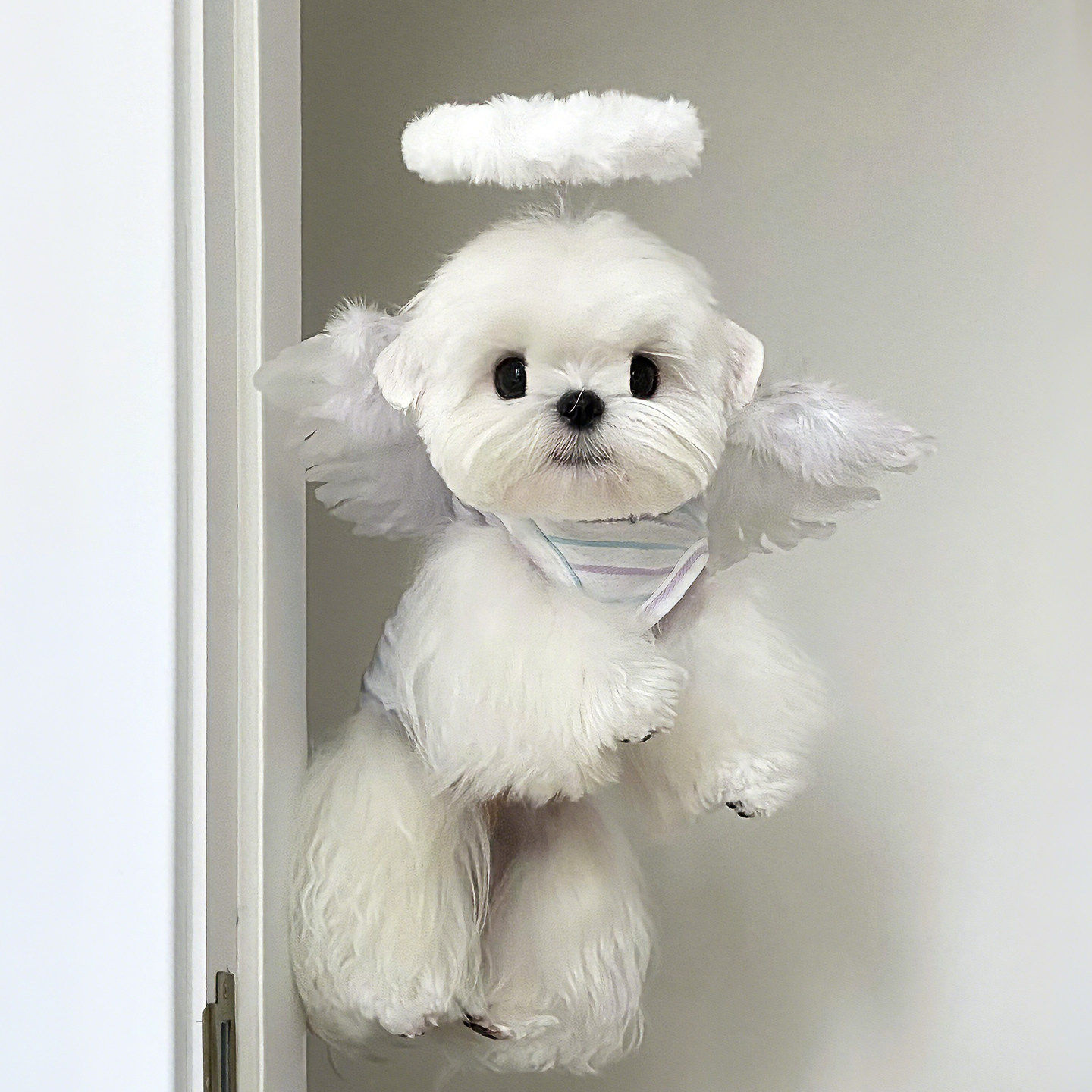 【狗使】天使羽毛翅膀服饰宠物狗狗变装cos道具背部装饰小型犬