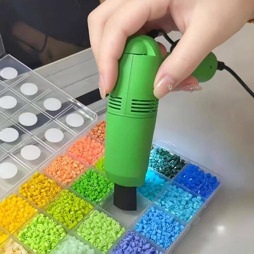 【拼豆吸尘器！】分装神器升级快速工具强力USB迷你不累手送朋友o