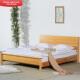 全实木柏木双人床大床原木床现代简约1.5米1.8米卧室家具 包邮