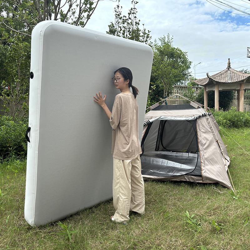 户外露营充气垫帐篷垫子防潮加厚耐用露营垫拉丝充气空气垫