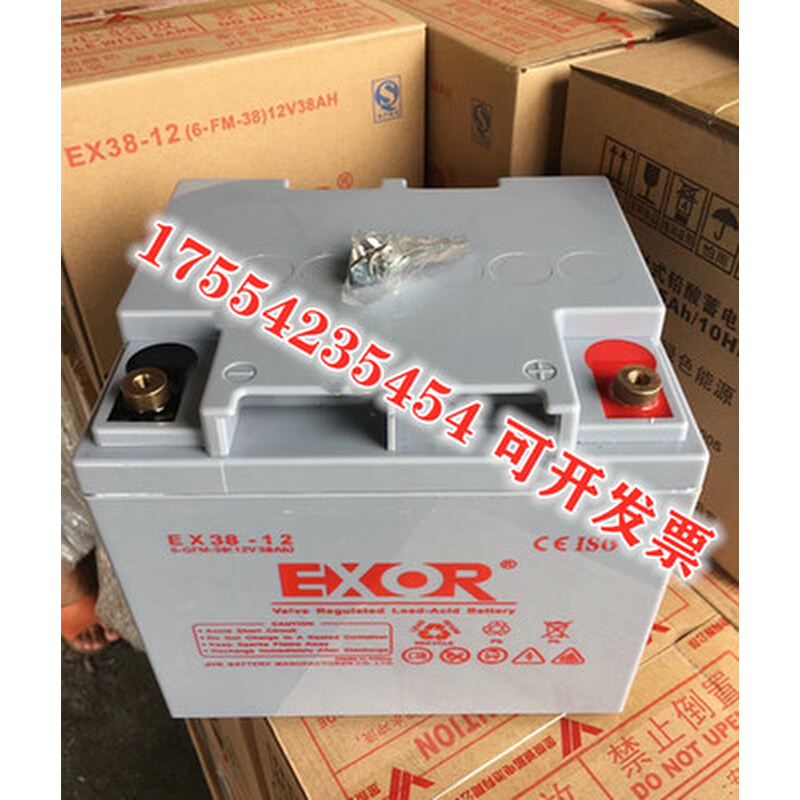 EXOREX38-12 12v38ah24ah17ah65ah12ah7ah消防电梯电池