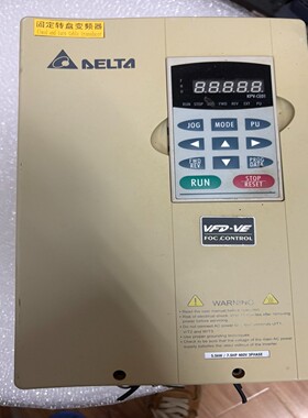 VFD055V43A-2二手拆机台达变频器55KW 380