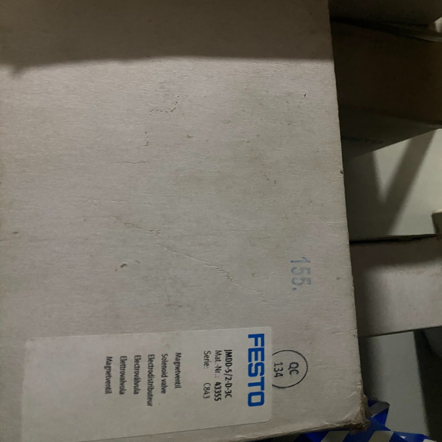 费斯托电磁阀JMDD-52-D-3C  43355全新原装