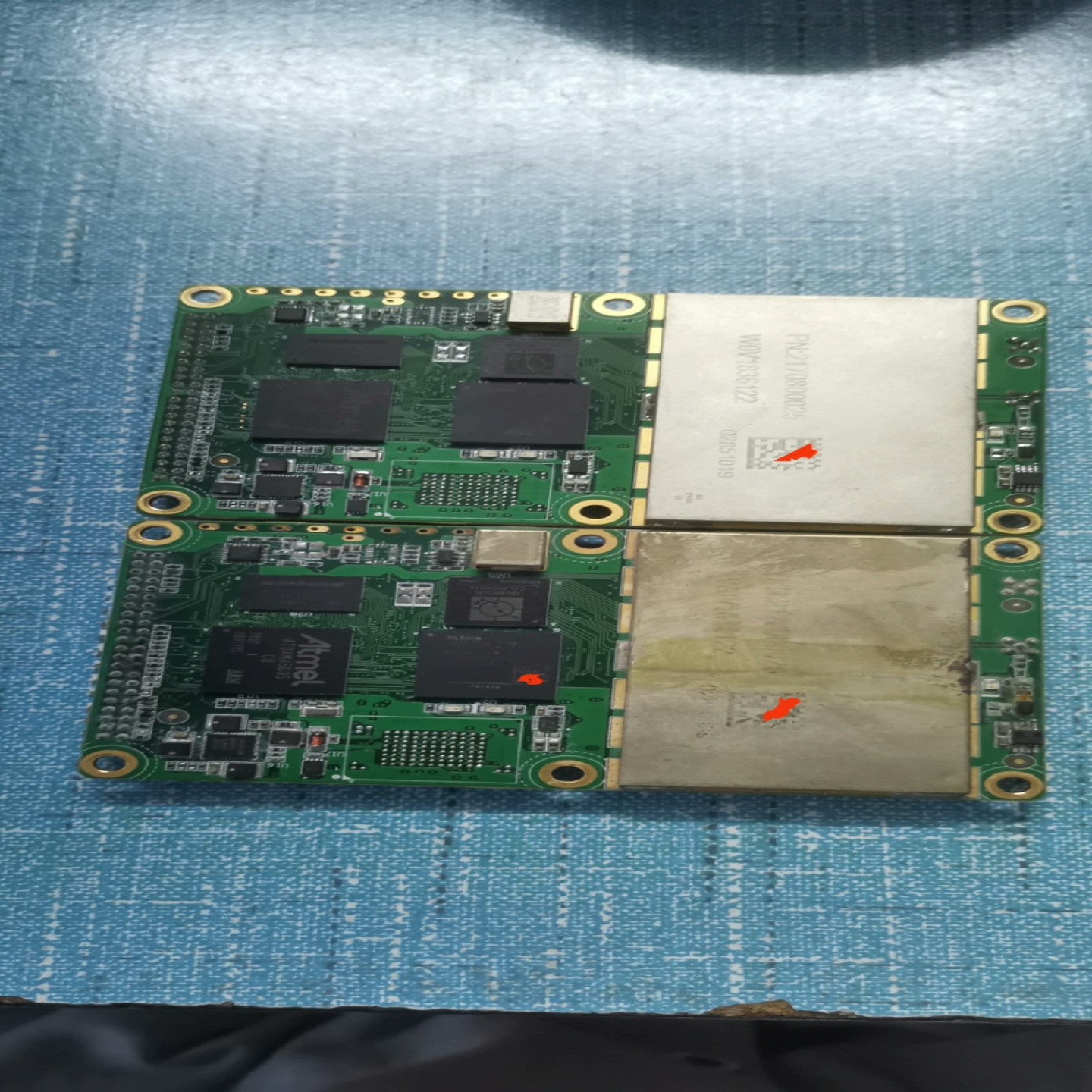 赛灵思XC7A100T   CSG324整板两张实物拍摄