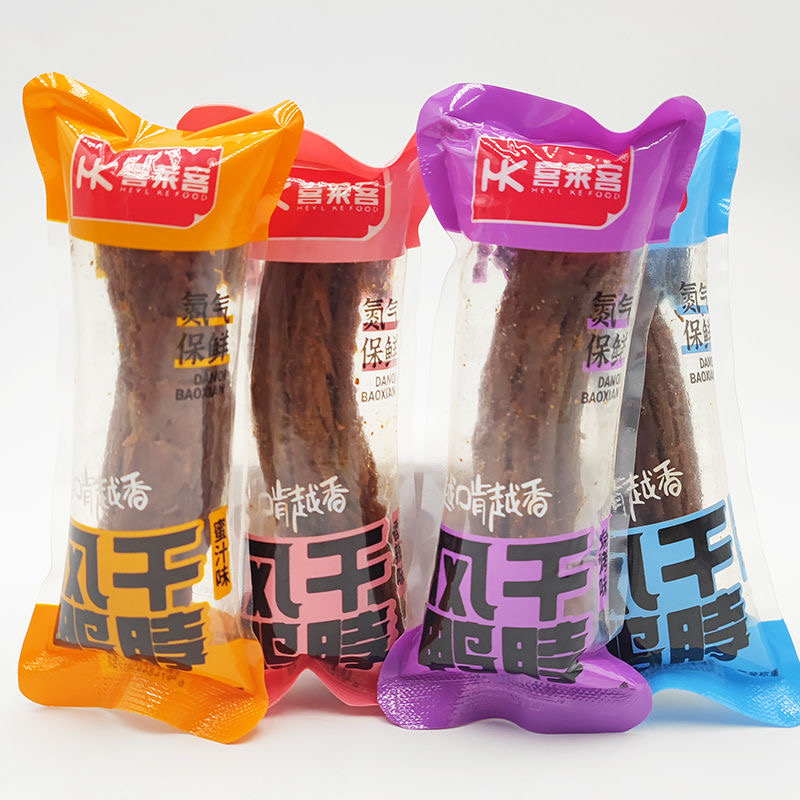 喜莱客手撕风干散称鸭脖