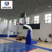 新款 厂家供应成人比赛篮球架室内外移动折叠篮球架电动液压篮球架