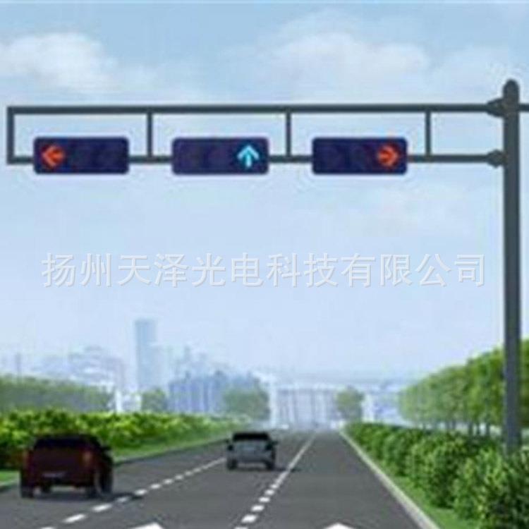 交通信号灯人行信号杆来图可定制交通指挥框架式信号led警示灯