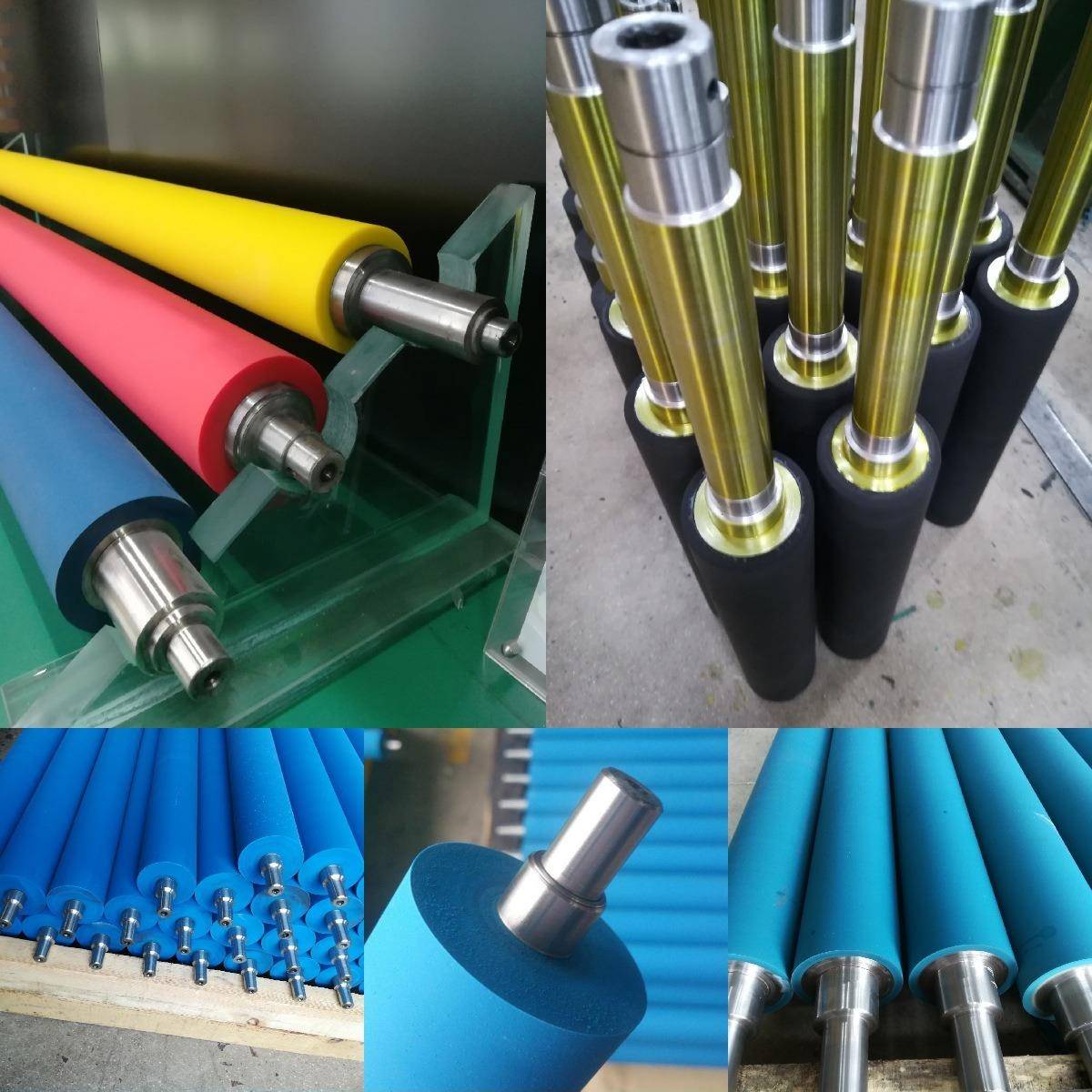 印刷机配件尼龙串墨辊/靠版墨辊/酒精水辊耐磨胶辊包胶耐用