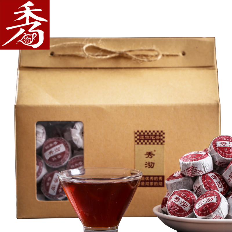 1000克 糯米香熟沱茶 秀沏云南勐海糯香普洱小沱茶 糯米香熟茶叶