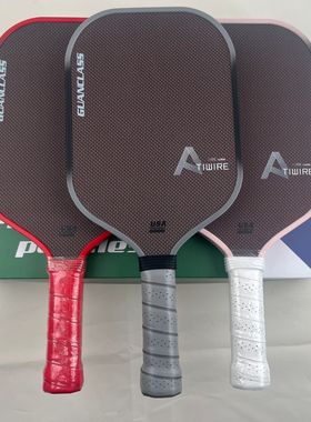 Agassi匹克球拍板14/16mm磨砂碳钎维热压拍四代内芯pickleball
