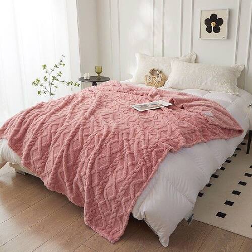 新品Solid Color Tuff Blanket zFlannel Fleece Throw Blankets