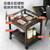 极速麻将桌茶几茶水架打牌专用置C物架简易棋牌室旁麻将机可移动
