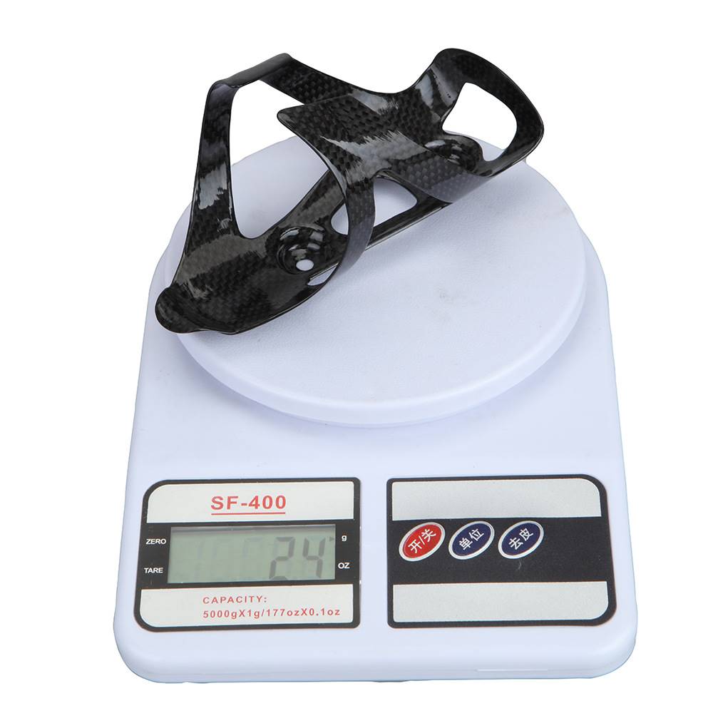 极速新款山地公路自行车 碳纤维水壶架 水瓶架 水杯V架3K纹单车配