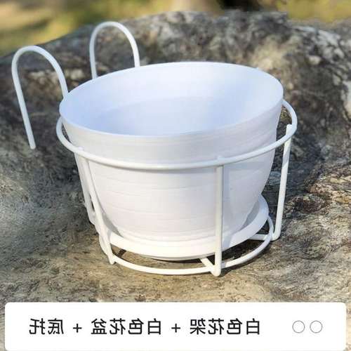 极速悬挂大挂篮挂架壁挂圆形阳台铁艺栏杆式Q悬圆形金属花架架