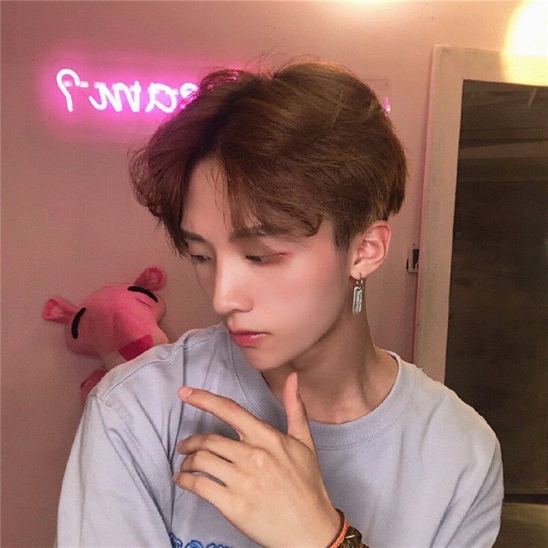 极速网红同款假发男中分短直发韩版帅气逼真自然黑V色男士帅t整顶