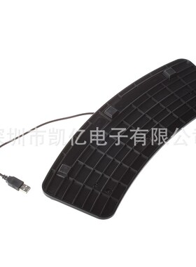 极速USB电脑脚k踏开关3位脚踩控制键盘按键组合FS3-P脚踏开关带线
