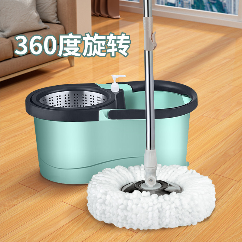 极速旋转拖把桶免手洗n2023新款家用一拖净墩布旋转式双驱自动脱