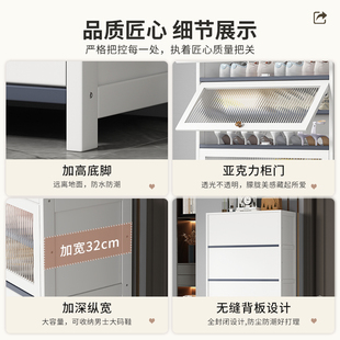 架子带门鞋 白色奶油风z鞋 柜学生多层入户家用门 爆款 极速2024新款