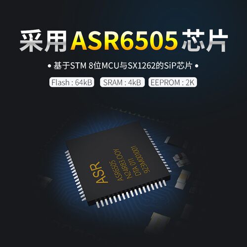 极速亿佰特LoRaWAN射频模块ASR6601/GASR6505芯片无线透传低功耗