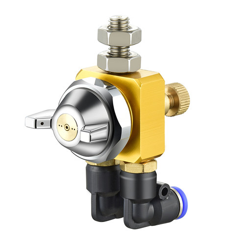 极速简易ST-1自动喷枪高雾化自吸式加湿J喷水气动可调扇形降温喷