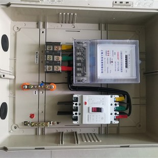 极速直销室外三相四线透明成套配y电箱电表计量箱壁挂100A安380V