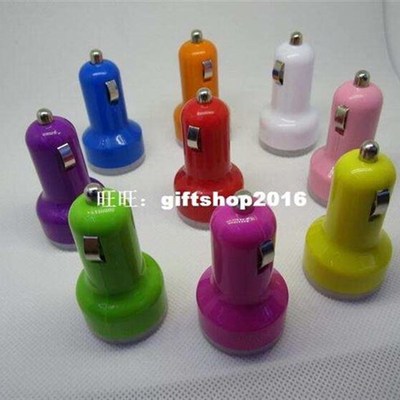 极速Universal 2.1A Dual USB Car Charger Adapter ChargeZ Adap