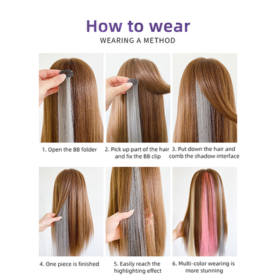 极速Colorful Synthetic Wig Hair Natural Simulation HXuman Ha