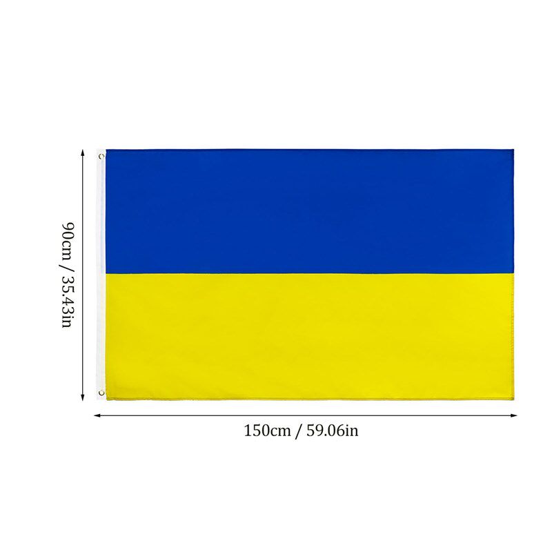 极速90*150cm Ukraine National UkraiFne Flag Flying Flag No F