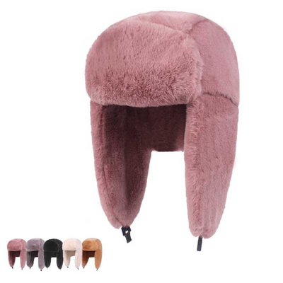 极速Unisex Winter Warm sHat Earflap Trapper Russian Hat Thic
