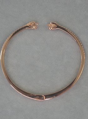 极速G 纪家 铜镀金 N水晶宝石 手镯