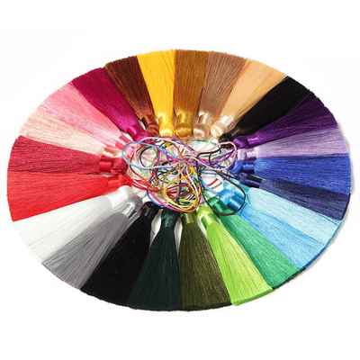 极速10pcs 8cm Tassel Fringe Trim Accessories for JUewelry Ma