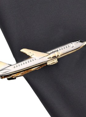 极速Airplane Shape Men Tie Clip Pilot BuKsiness Men Necktie