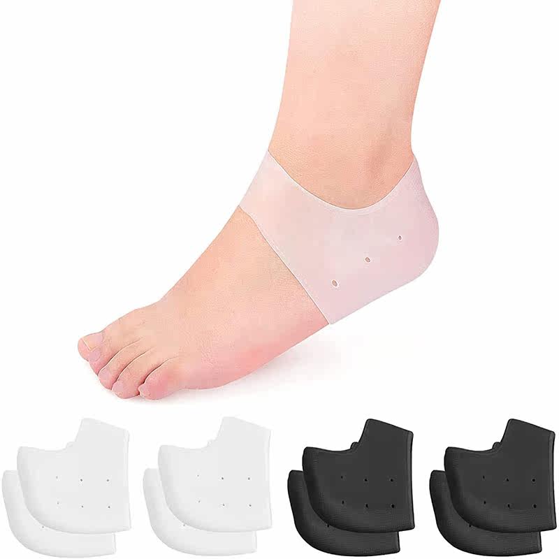 极速2PCS Protective Silicone PLANTAR FASCIITIS SHeel Spur An