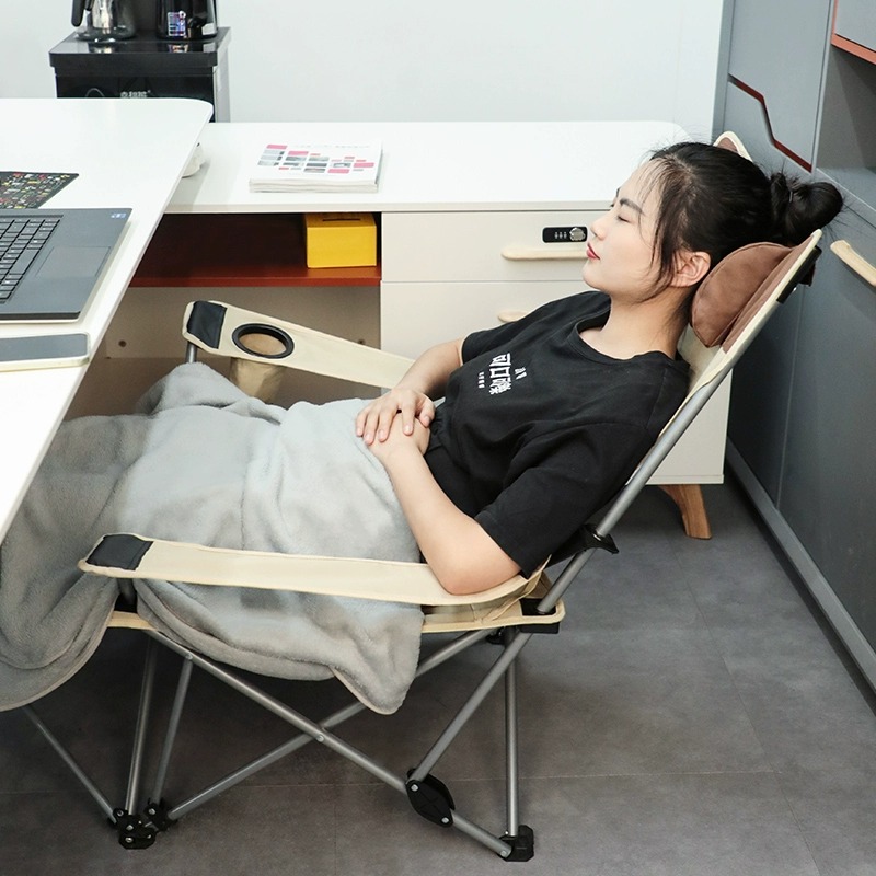 极速户外折叠躺椅便携式超轻钓鱼B椅子沙滩露营导演椅靠背小凳子