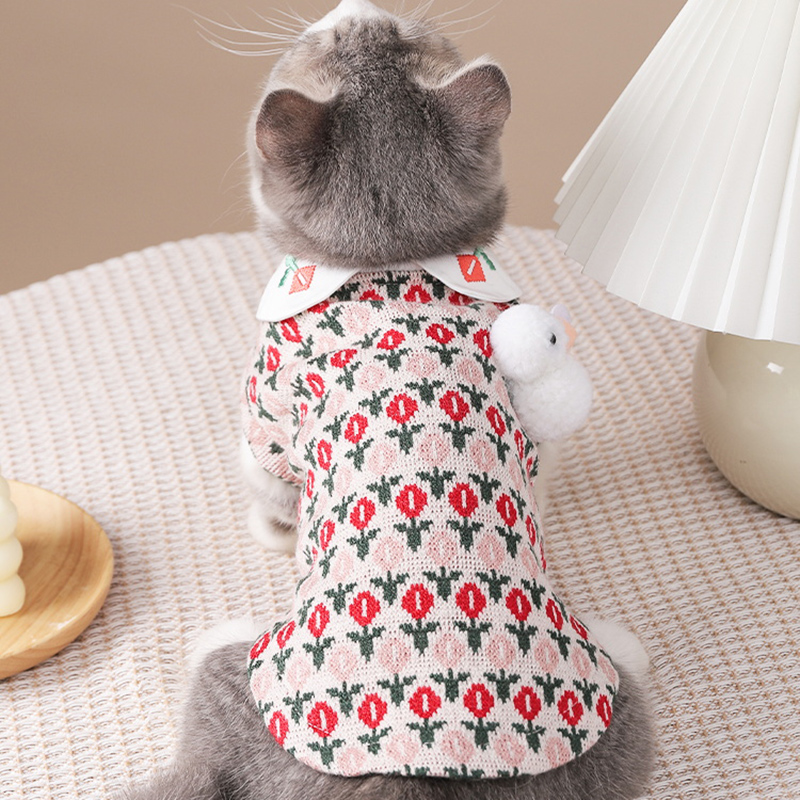 极速猫咪衣服冬i季防掉毛可爱宠物的背心布偶猫猫保暖冬装幼猫毛
