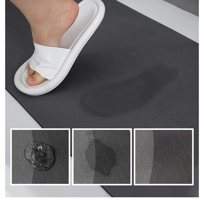 极速硅藻泥厨房地垫防滑防油吸水C垫门口耐脏脚垫无味家用免洗可