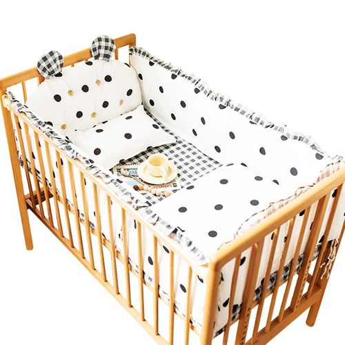 极速婴儿床床围栏l宝宝儿童纯棉床品拼接床围软包防撞围挡布床围